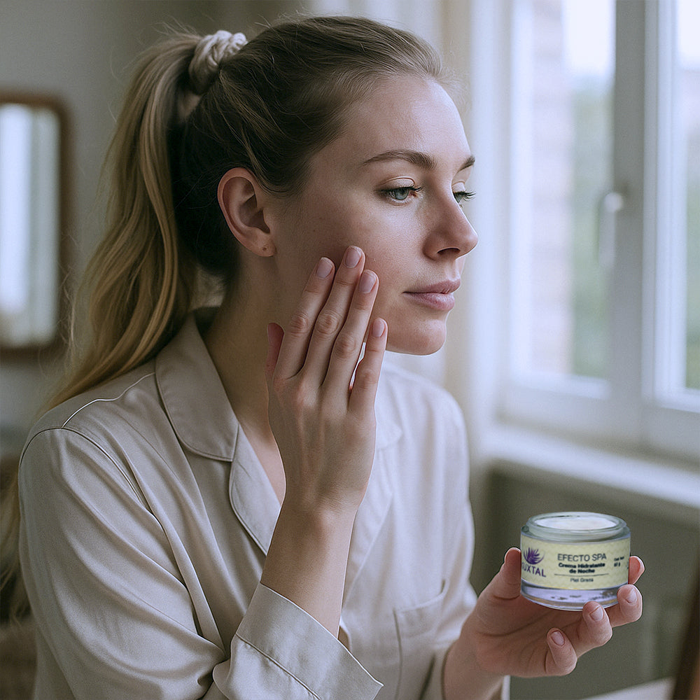 Efecto Spa – Crema Hidratante de Noche para Piel Grasa