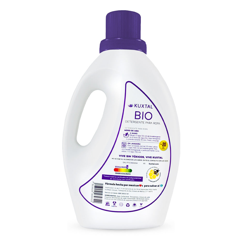 Bio Detergente Líquido para Ropa 2 L.