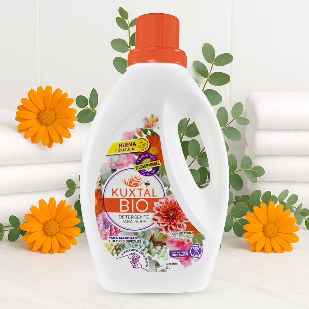Bio Detergente Líquido para Ropa Eucalipto 2 L.