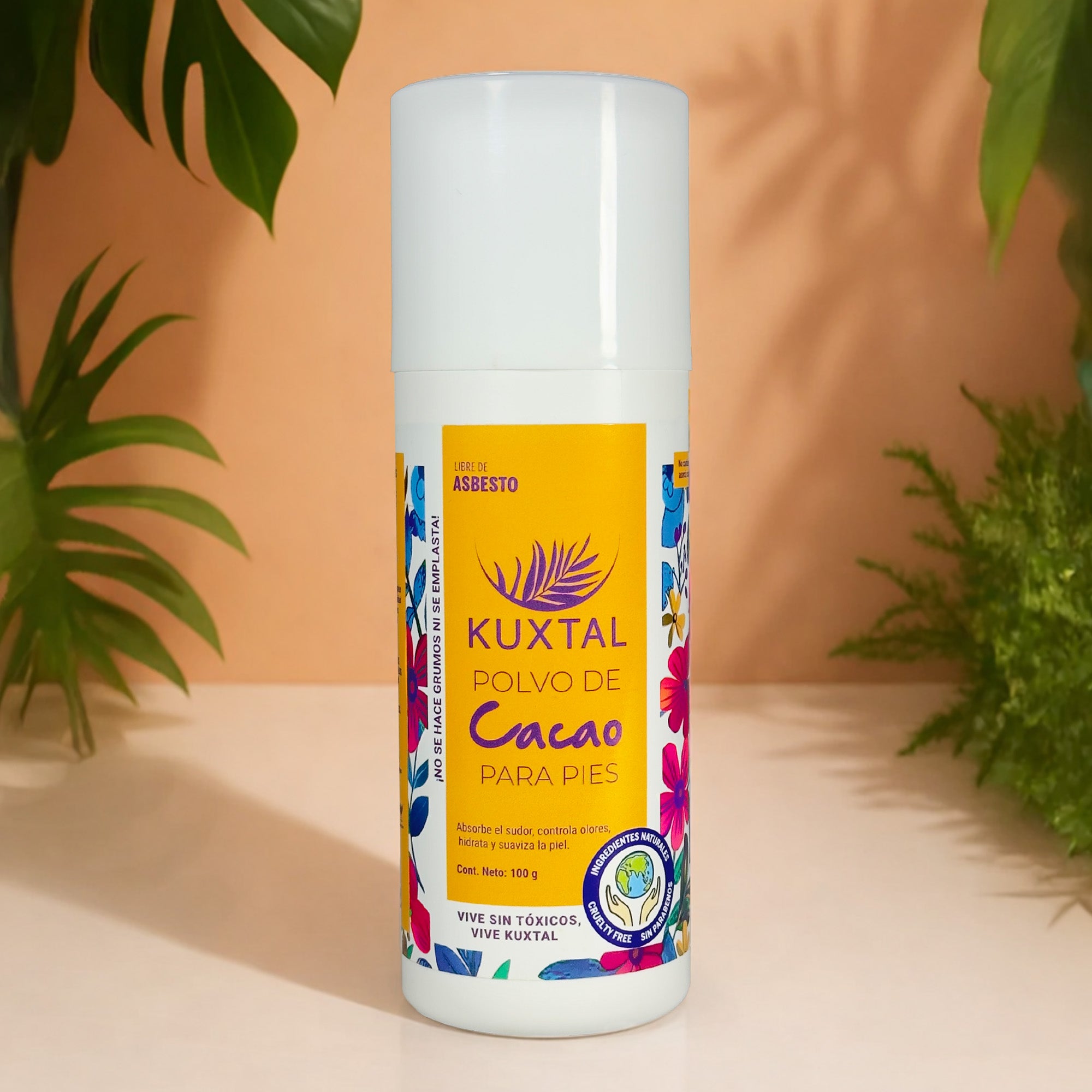Polvo de Cacao Talc Free para Pies 100 gr.