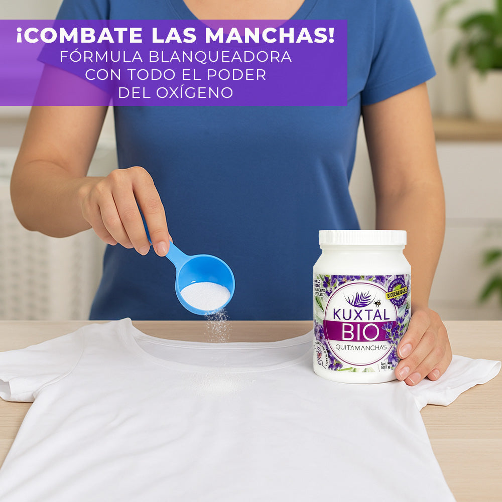 Bio Quitamanchas en Polvo para Ropa 500 gr