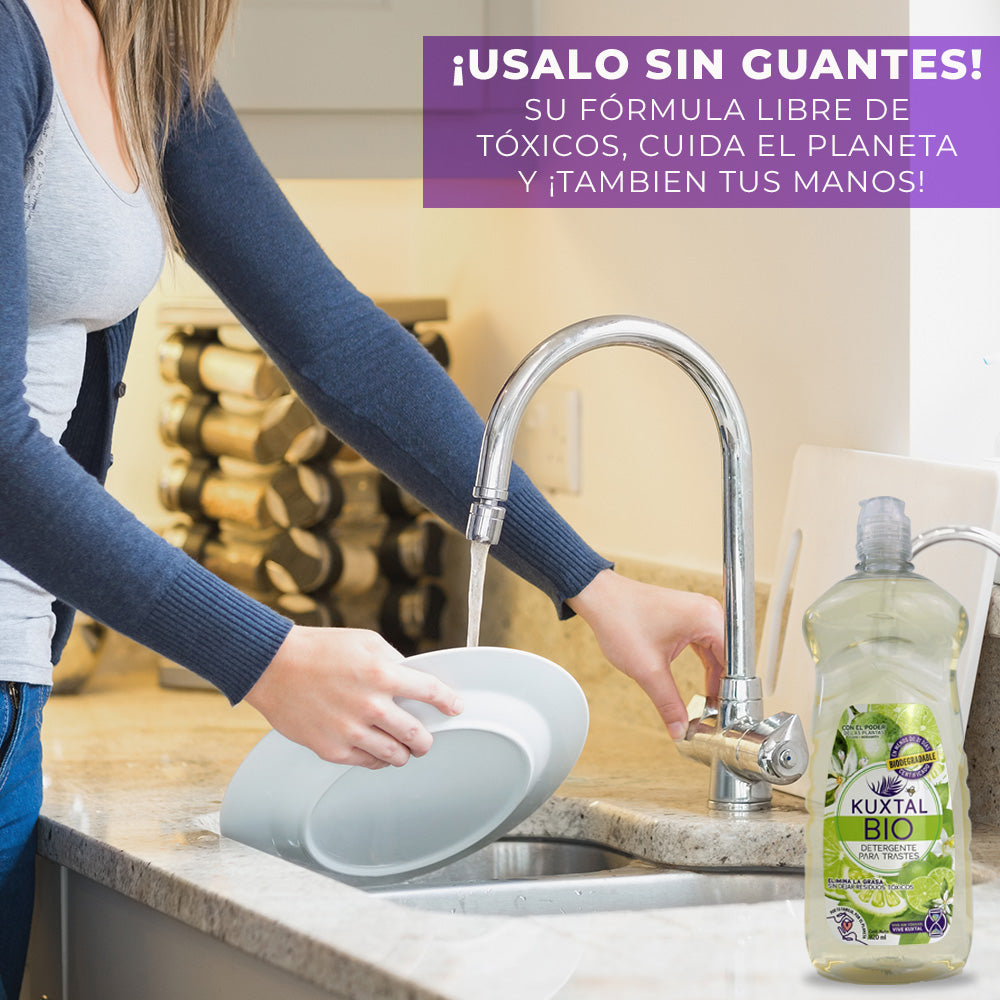Bio Detergente Líquido para Trastes 820 ml.