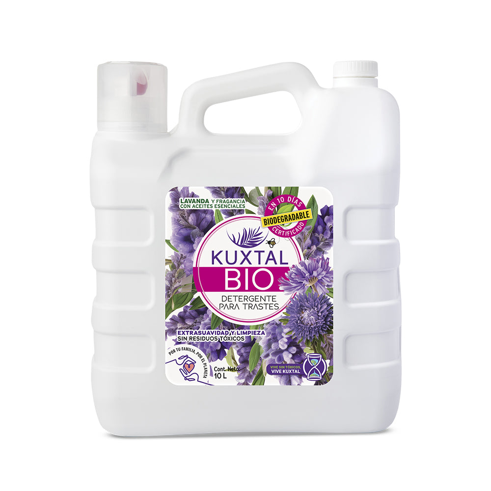 Bio Detergente Líquido para Trastes Lavanda 10 L.