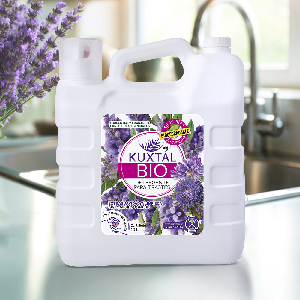 Bio Detergente Líquido para Trastes Lavanda 10 L.