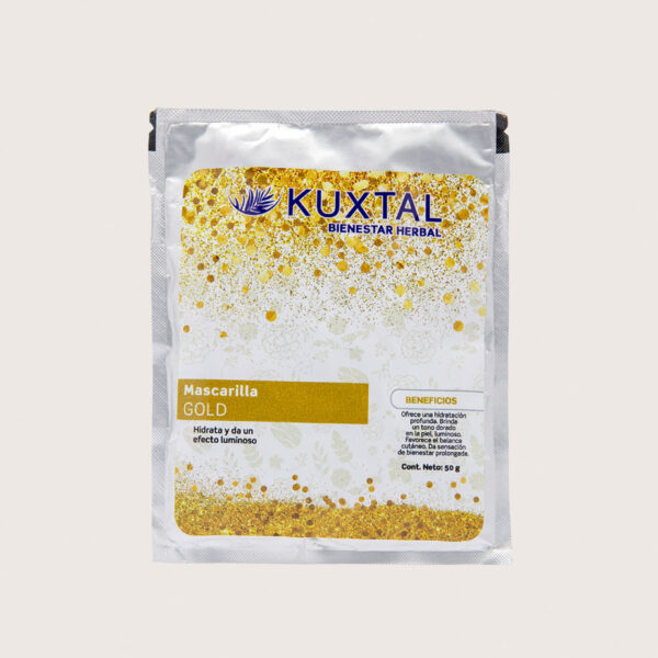 Mascarilla Gold Kuxtal