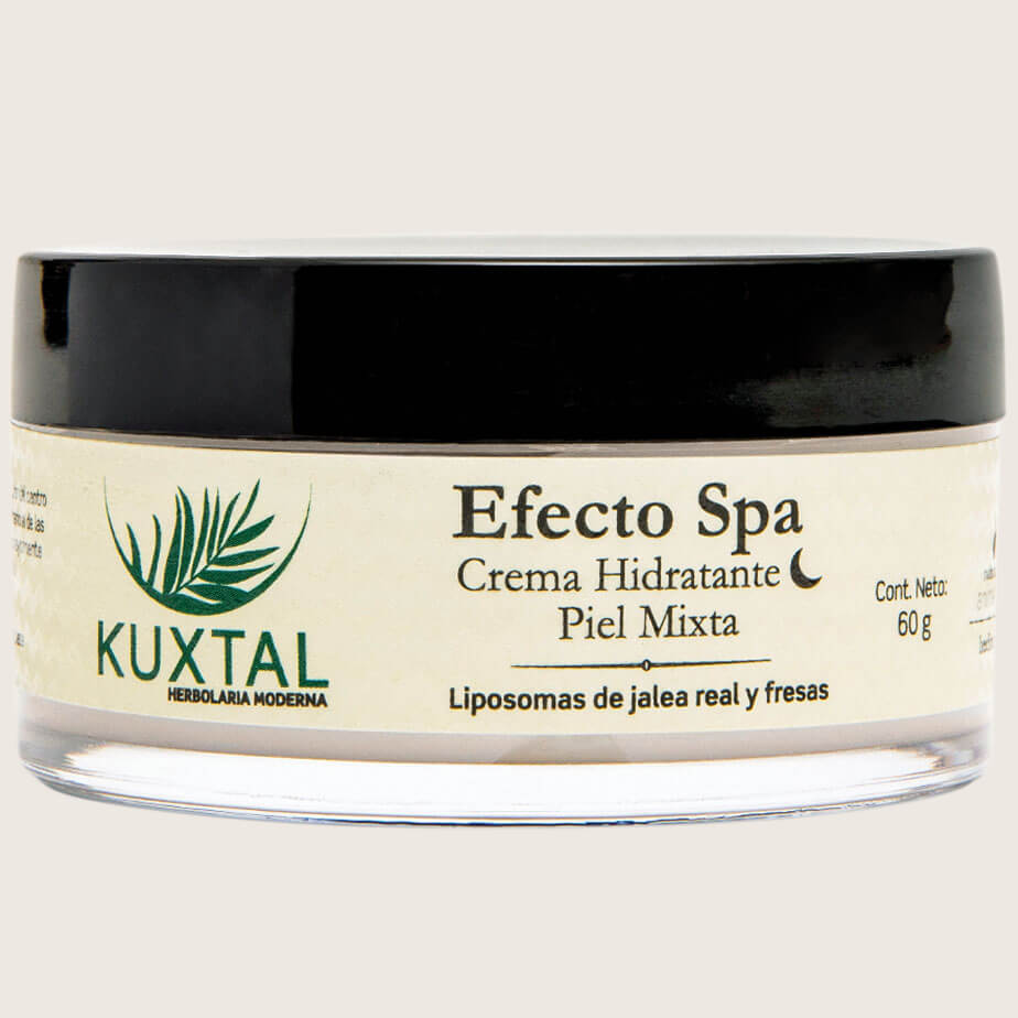 Crema Hidratante de Noche - Facial, Línea Efecto Spa - Kuxtal