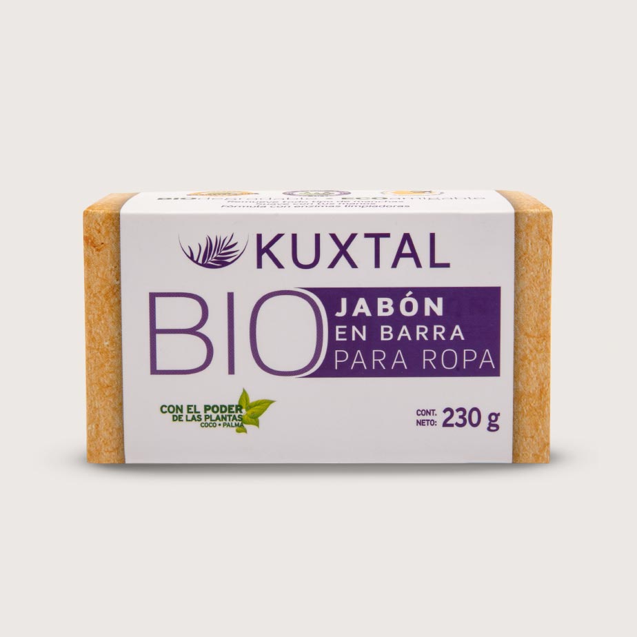Biojabón Jabón Barra Ropa Kuxtal