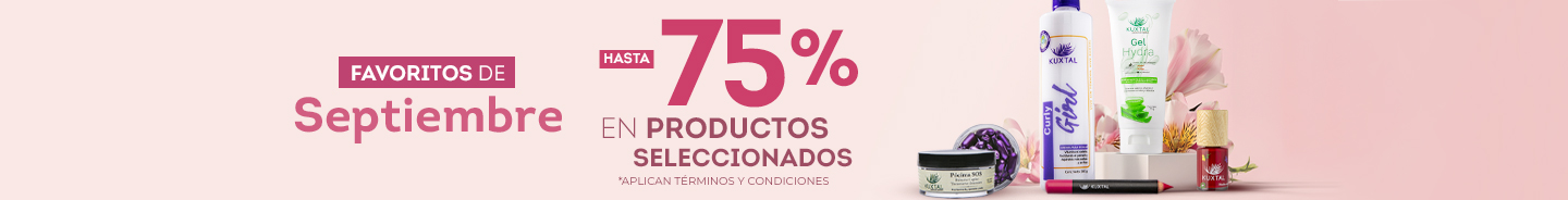 Kuxtal - 75% en productos seleccionados